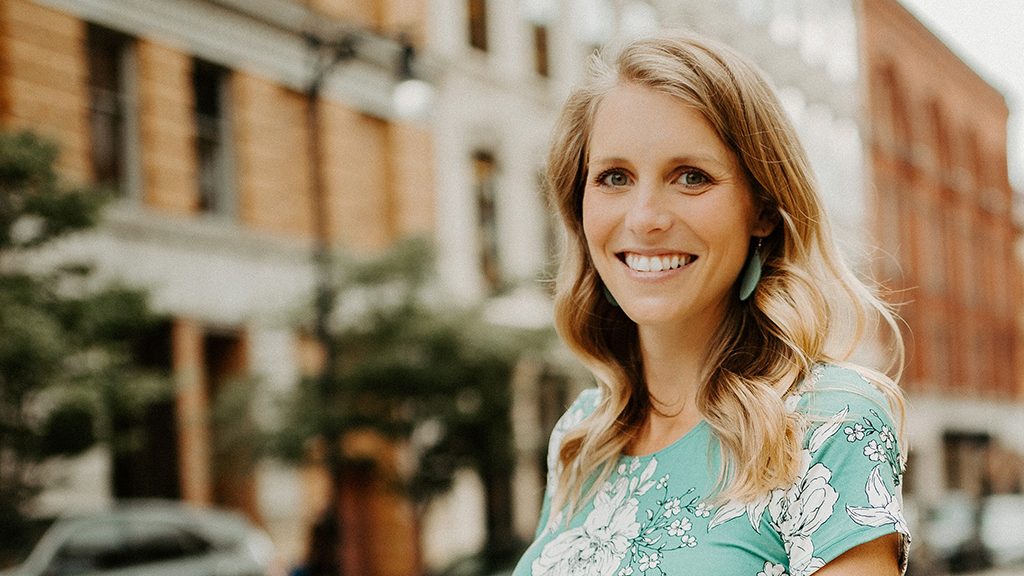Stomach cancer survivor Emily Aldrich
