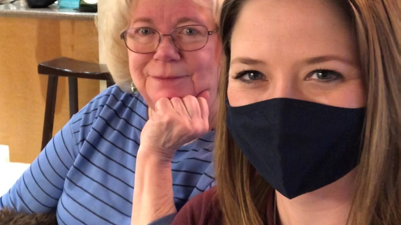 Marianne Speer takes a selfie with her late mother, Anne Sherman