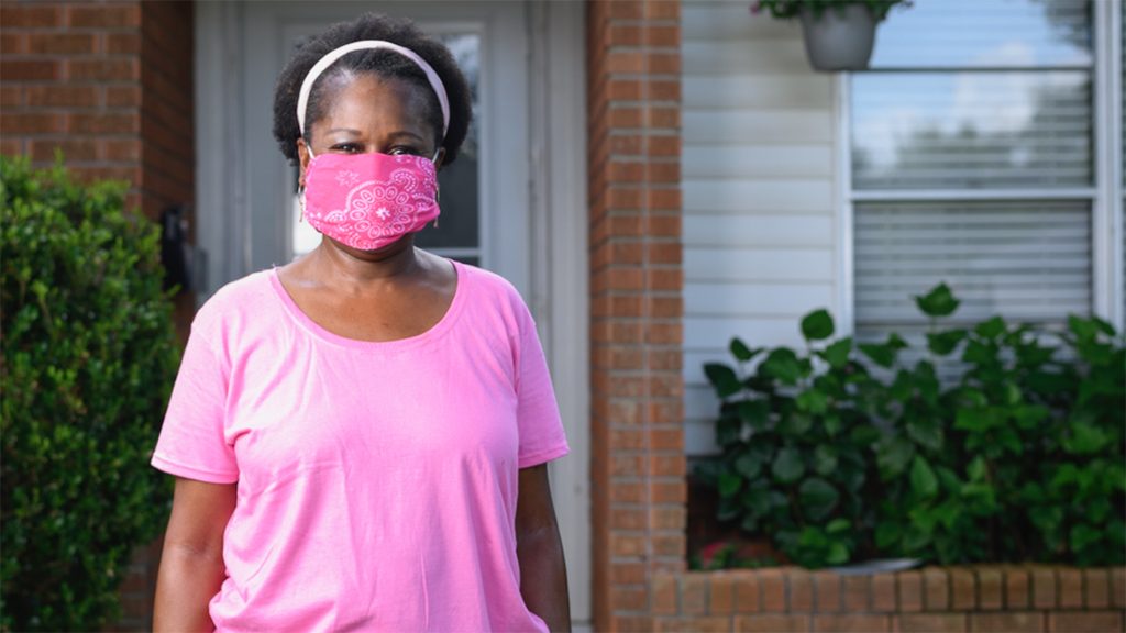 Breast cancer survivor and proton therapy patient Charlene Upshaw