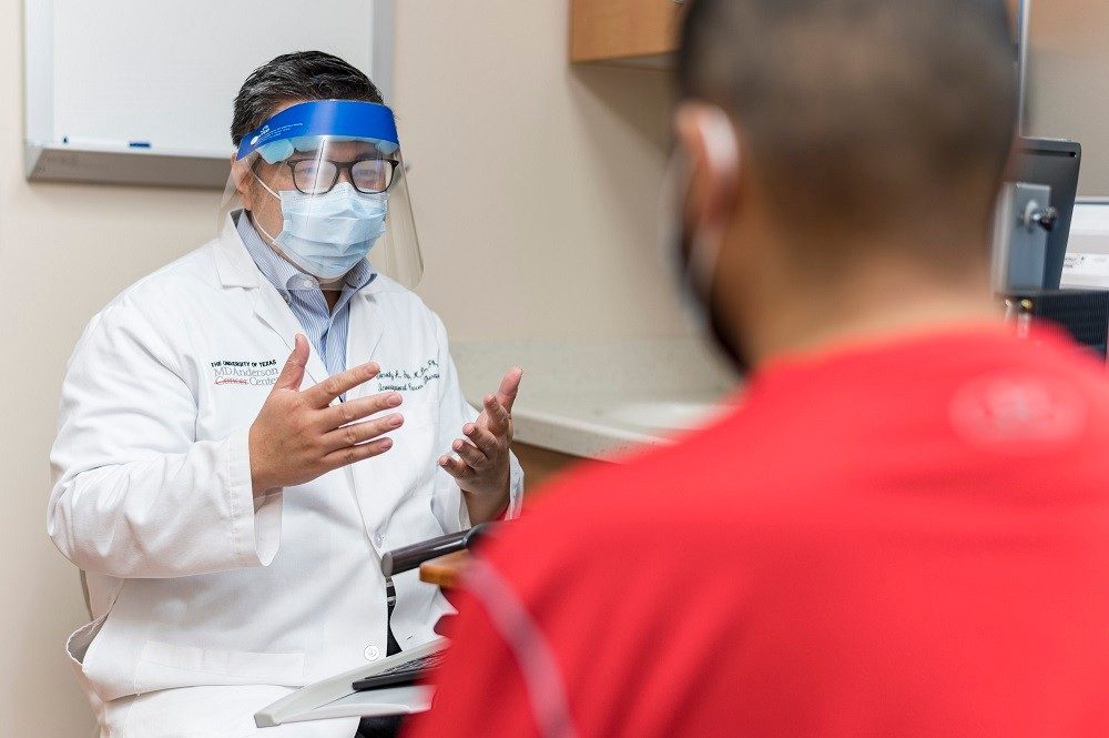 doctor with patient