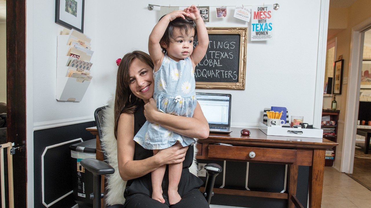 Megan Silianoff and her daughter