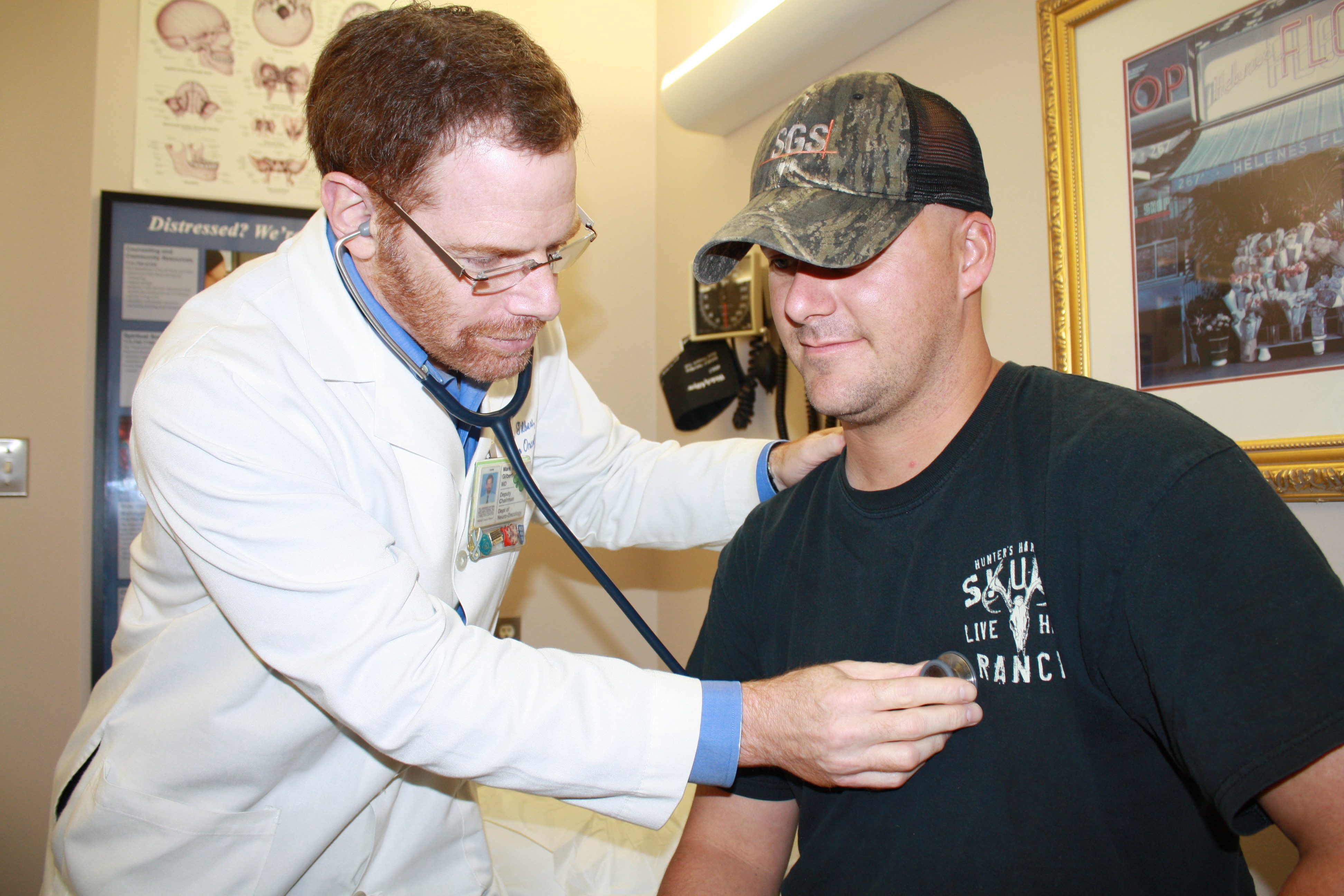 Mark Gilbert, MD., with Kendal Mills