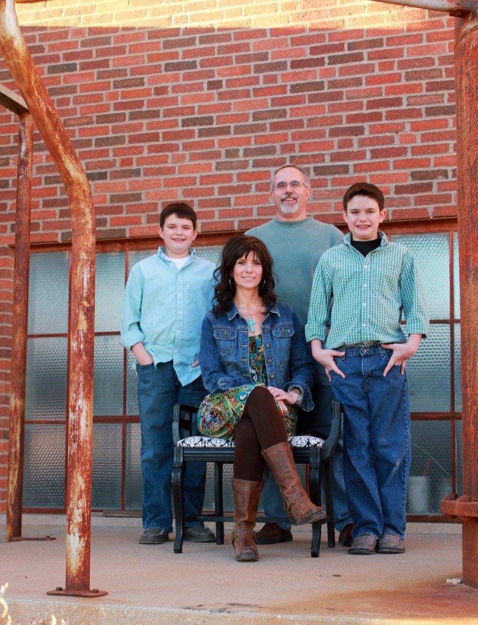 Anna Masten Jackson and her family