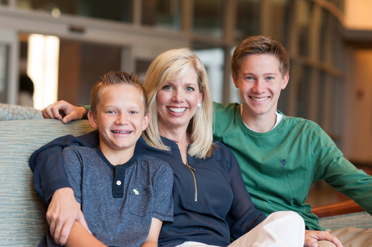 Cervical cancer survivor and mom Linda Ryan shares what it was like to bring her teenage sons to MD Anderson for the first time.