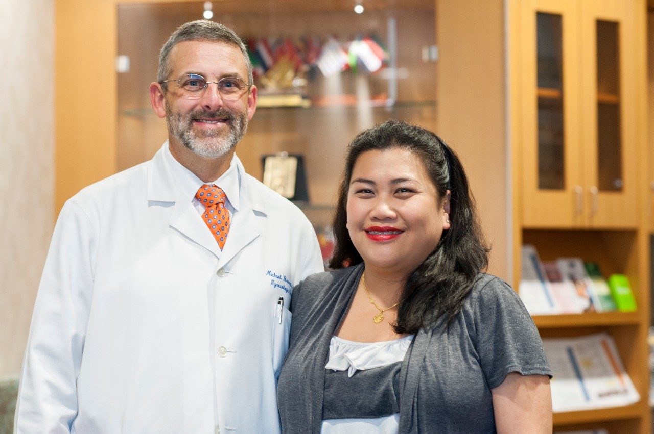 Cancerwise blog photo: Marivic So with Michael Bevers, M.D.