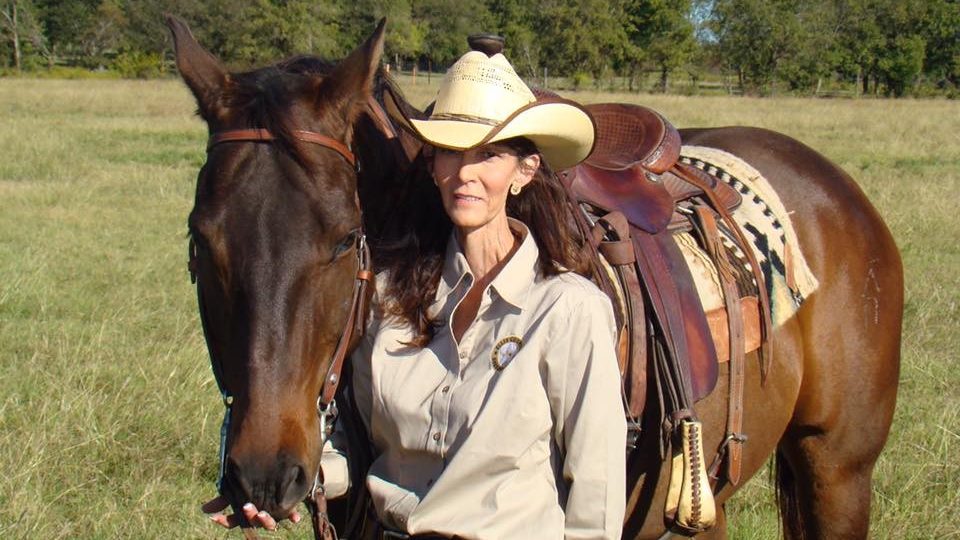 Cancerwise blog post: Laura Compston, nasopharyngeal cancer and salivary gland cancer survivor, pictured with her horse, Doc.