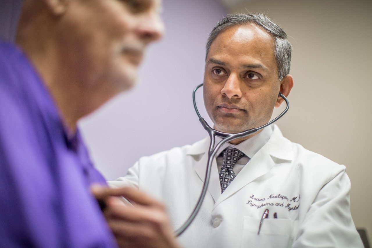CAR T-cell therapy expert Sattva Neelapu, M.D.