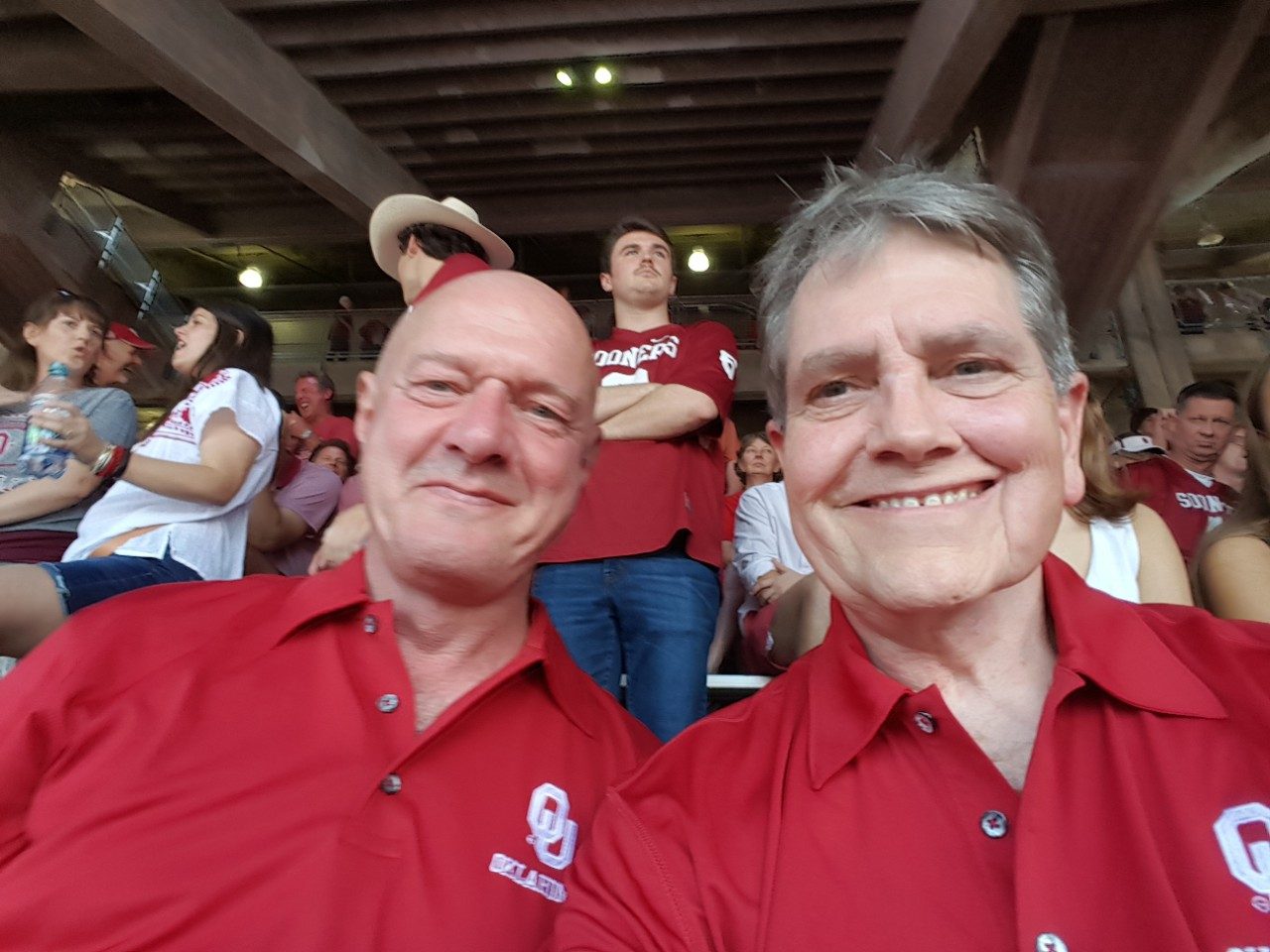Acinic cell carcinoma survivor Keith Taggart (right) with his partner, Greg Stipp