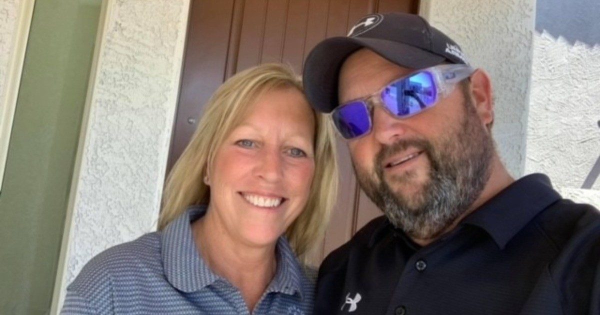 BIA-ALCL survivor Roxane Vermeland with her husband