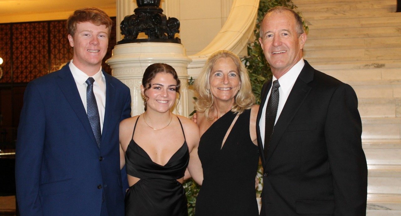 Carolyn Windom with her family