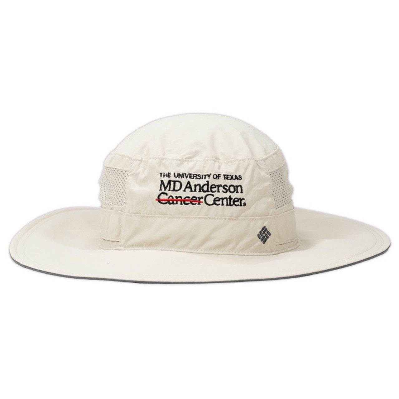 Oatmeal-colored wide brimmed hat
