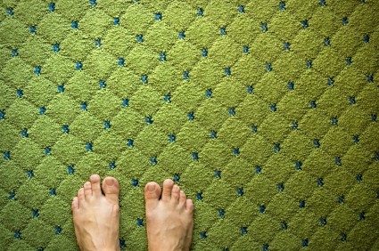 feet on carpet