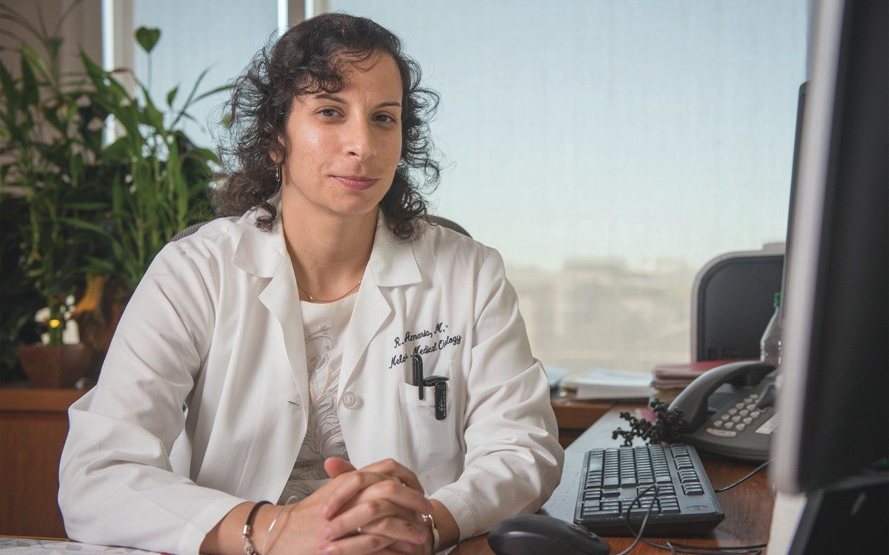 Rodabe Amaria, M.D., assistant professor of Melanoma Medical Onoclogy