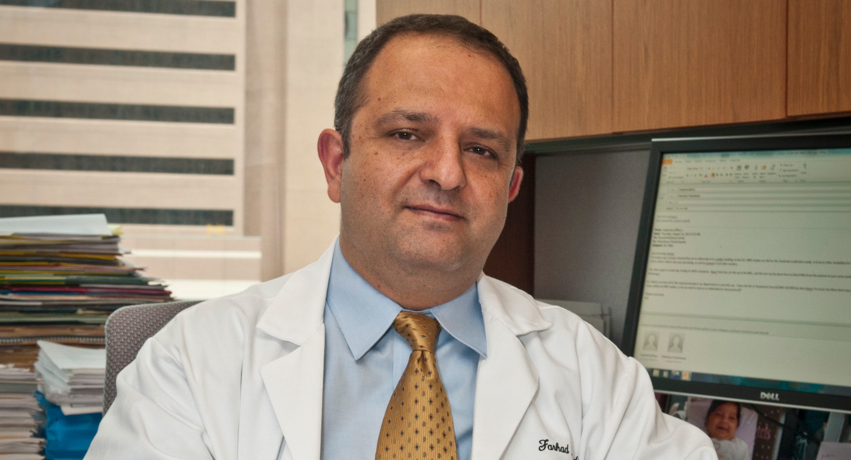 Farhad Ravandi, M.D., led the clinical trial that paired the immune checkpoint inhibitor nivolumab with a chemotherapy combination for acute myeloid leukemia.