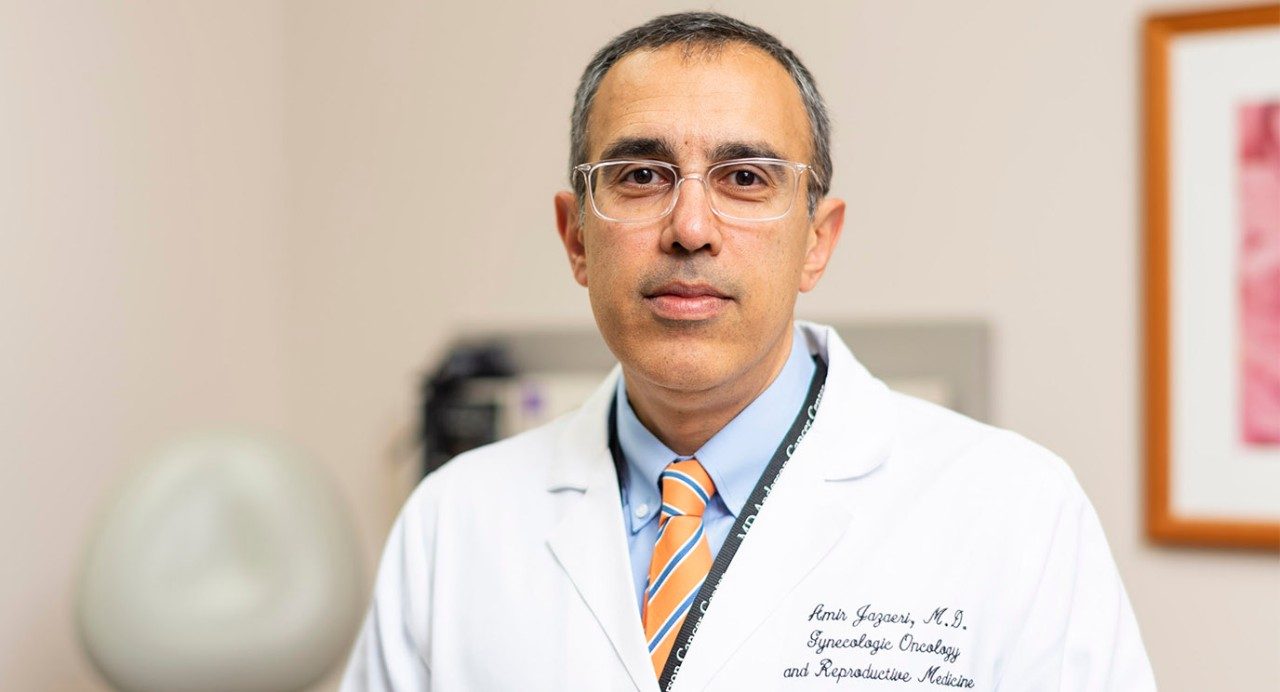 Amir Jazaeri, M.D., says immunotherapy clinical trials target ovarian cancer patients whose disease has become resistant to chemotherapy.