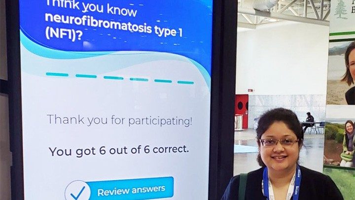 Nov 2024: Pan Lab member Irshad Khushboo aced a neurofibromatosis quiz at the 2024 Society for Neuro-Oncology Annual Meeting in Houston