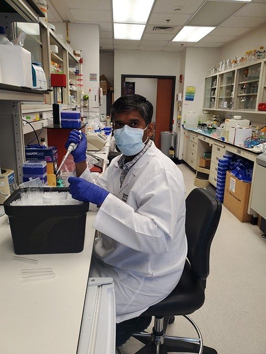 Bob in the lab